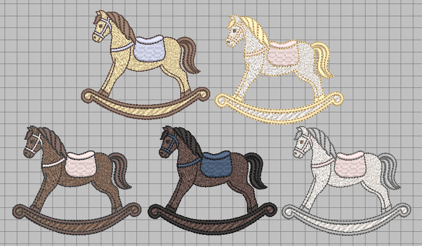 Rocking Horse Name Sign