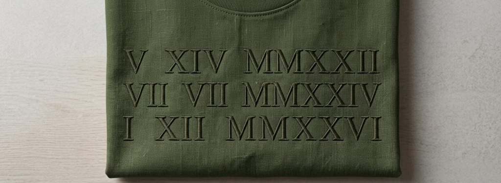 Roman Numeral Dad Shirt