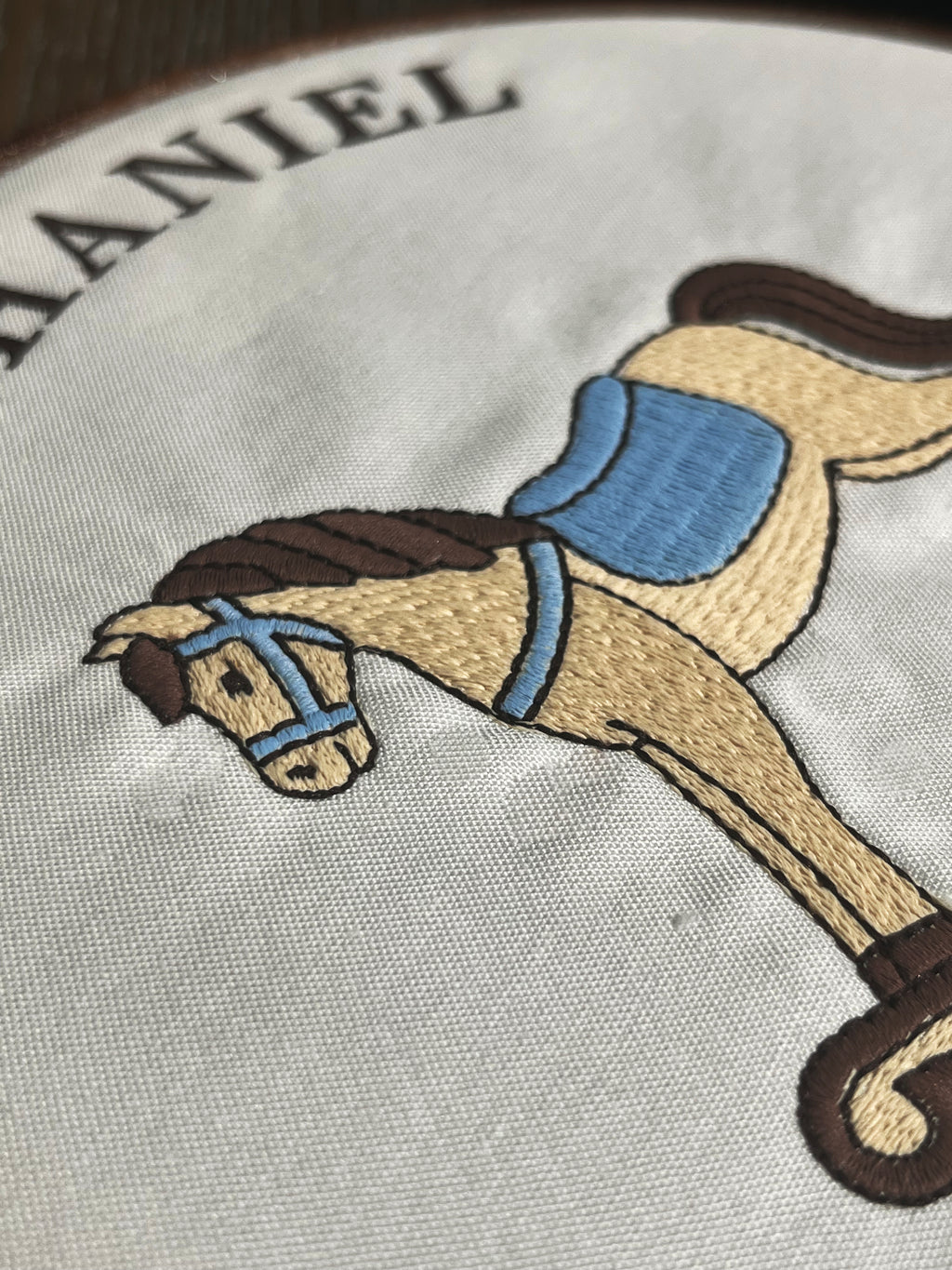 Rocking Horse Name Sign