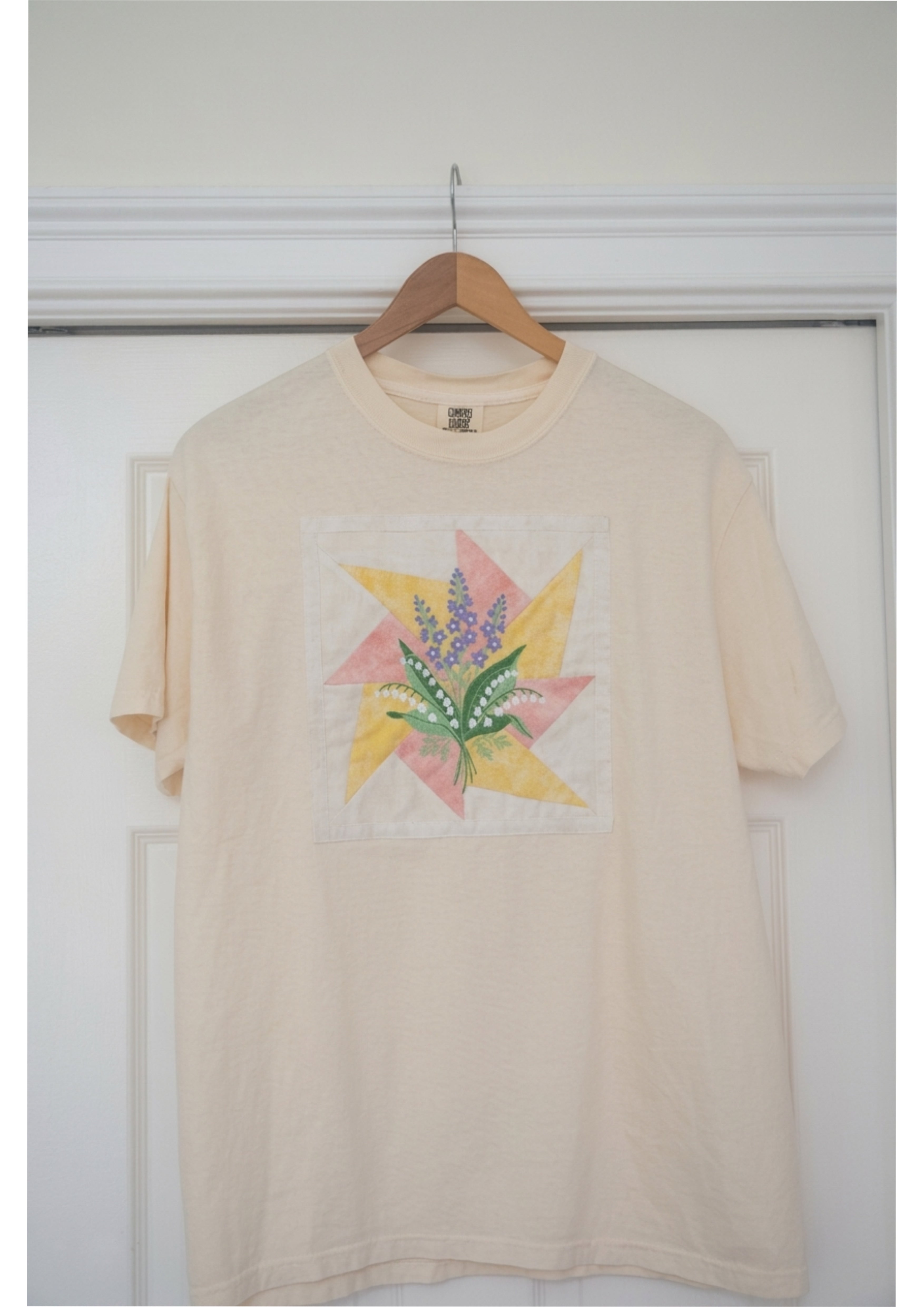 The Birth Bouquet: Custom Quilted Heirloom Tee