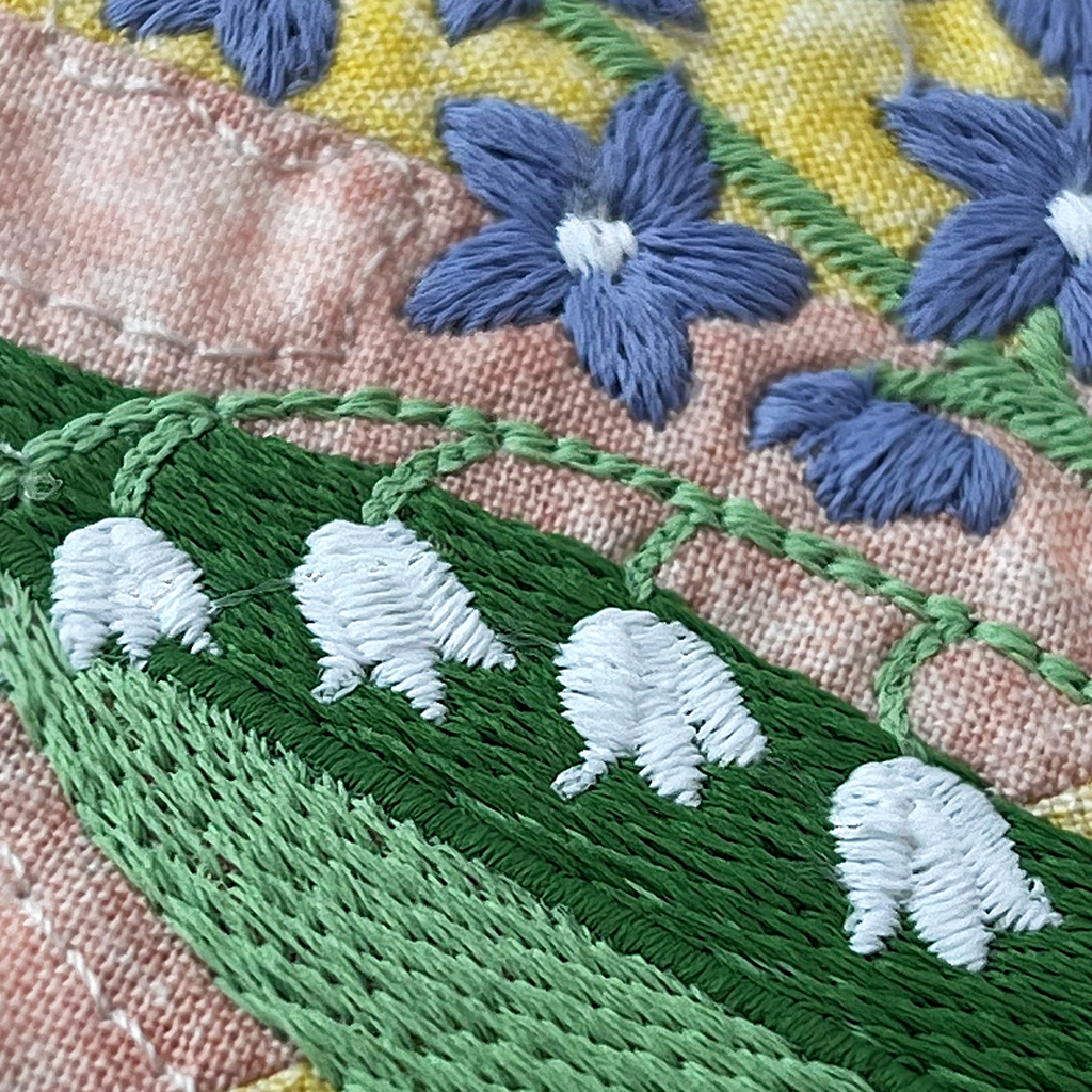 The Birth Bouquet: Custom Quilted Heirloom Tee