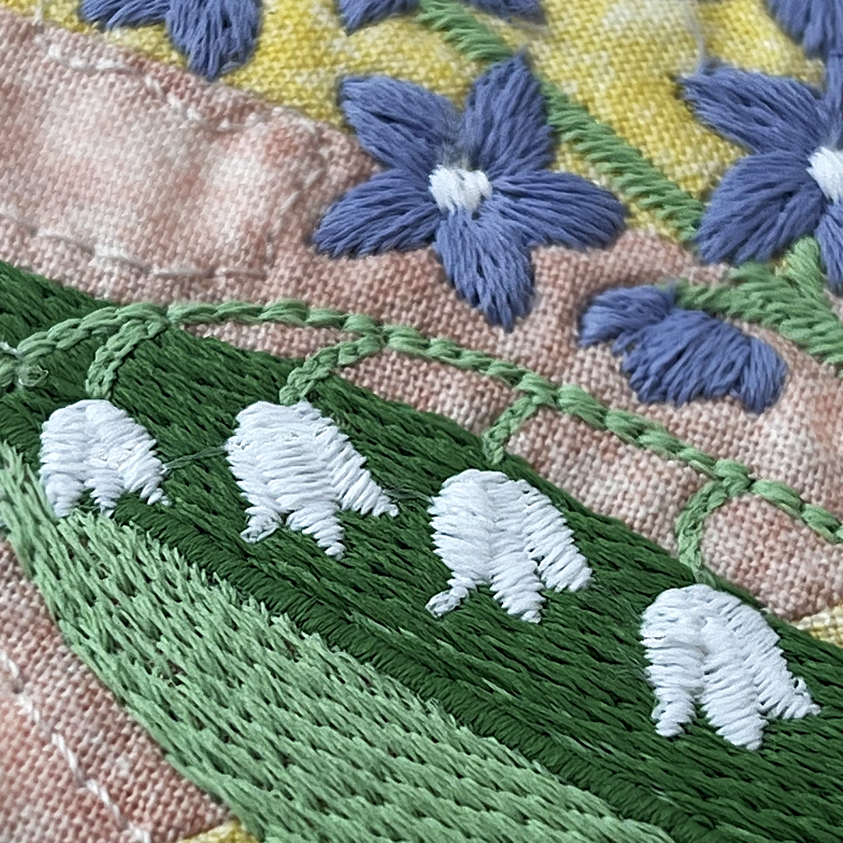 The Birth Bouquet: Custom Quilted Heirloom Tee